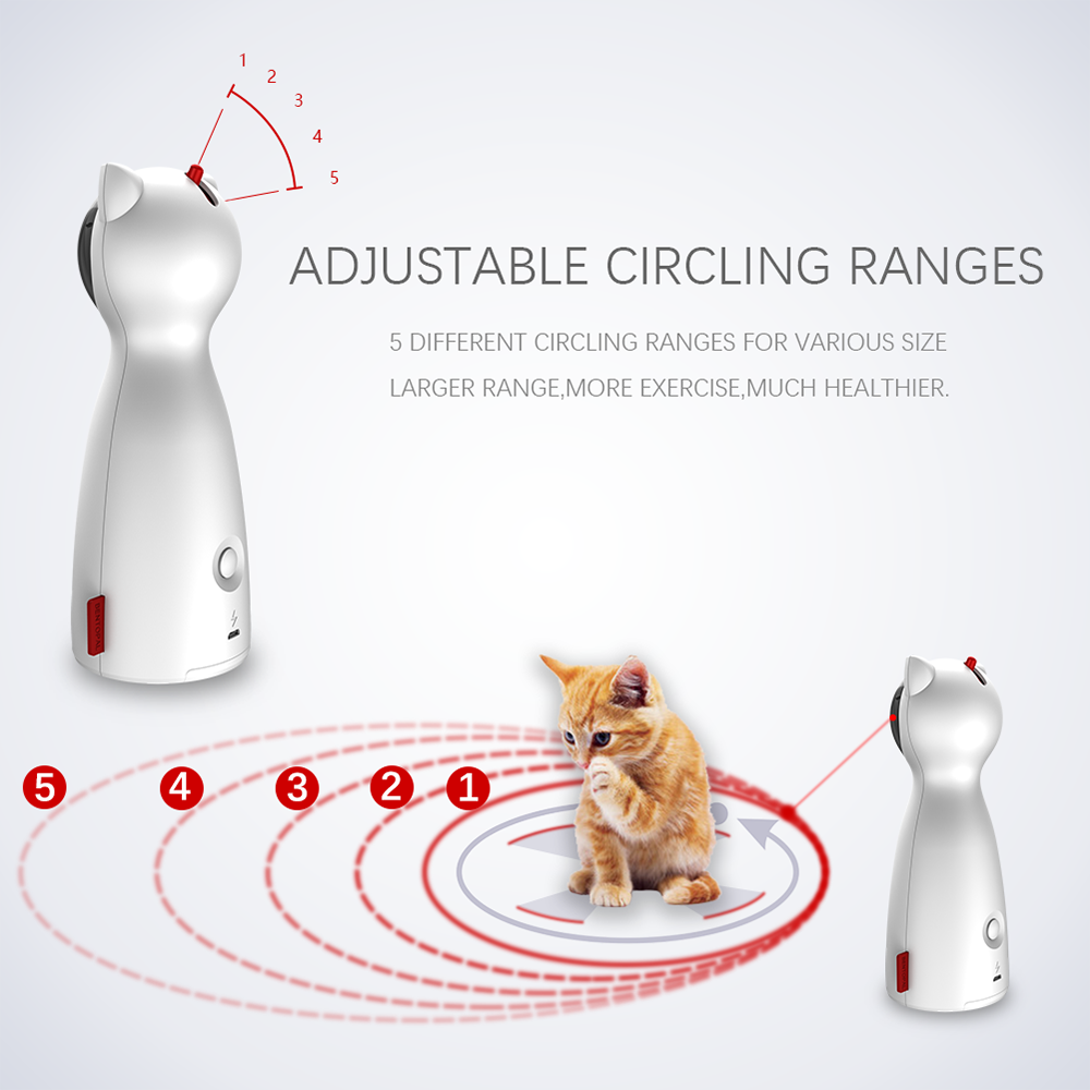 AquaPaw™ Smart Auto-Laser Toy for Cats