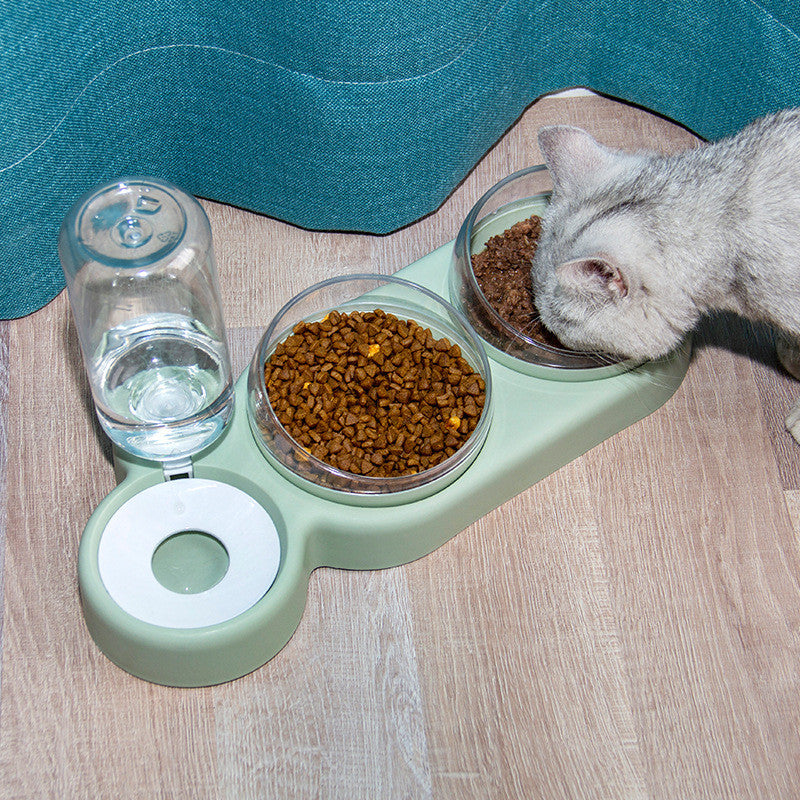 AquaPaw™ Ergonomic Feeder & Fountain Station for Cats and Dogs