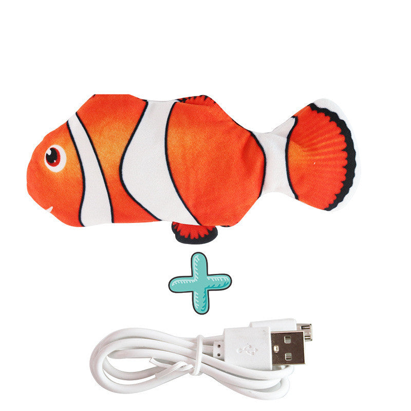 AquaPaw™ Flopping Fish Toy for Cats | Interactive Anxiety Relief