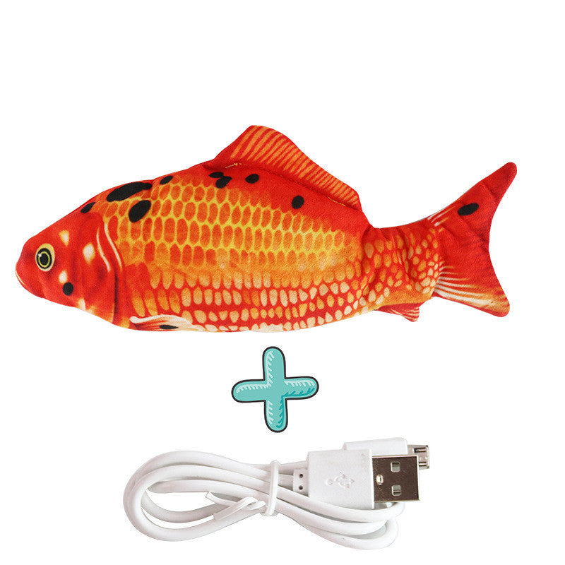 AquaPaw™ Flopping Fish Toy for Cats | Interactive Anxiety Relief