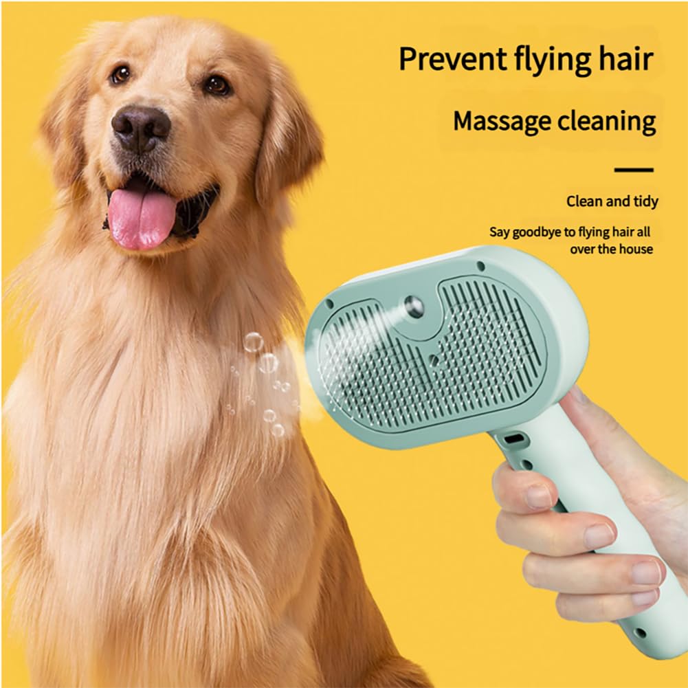 AquaPaw™ 3-in-1 Pet Steam Brush for Cats and Dogs
