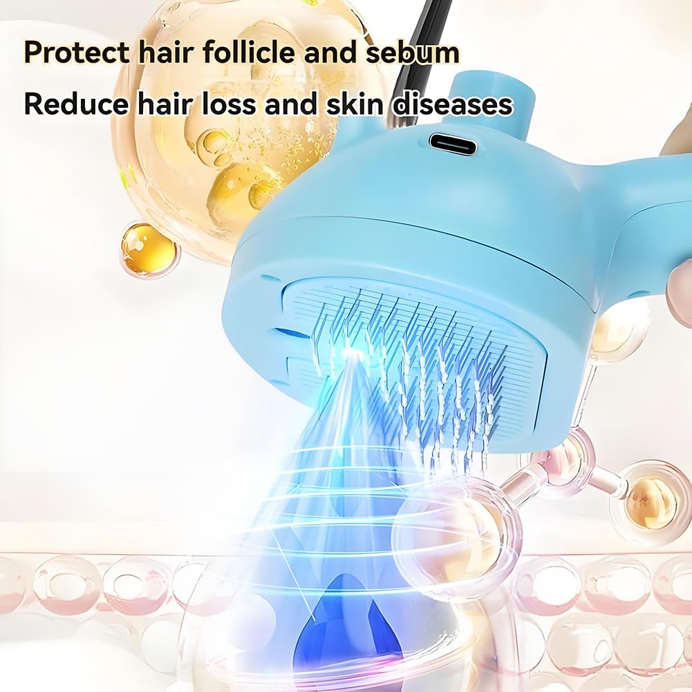 AquaPaw™ 3-in-1 Pet Steam Brush for Cats and Dogs